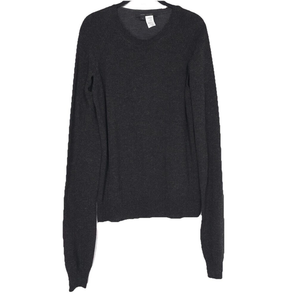 MARC JACOBS Sweater‎ LARGE Black WOOL MERINO WOOL CASHMERE Women’s ITALY MADE